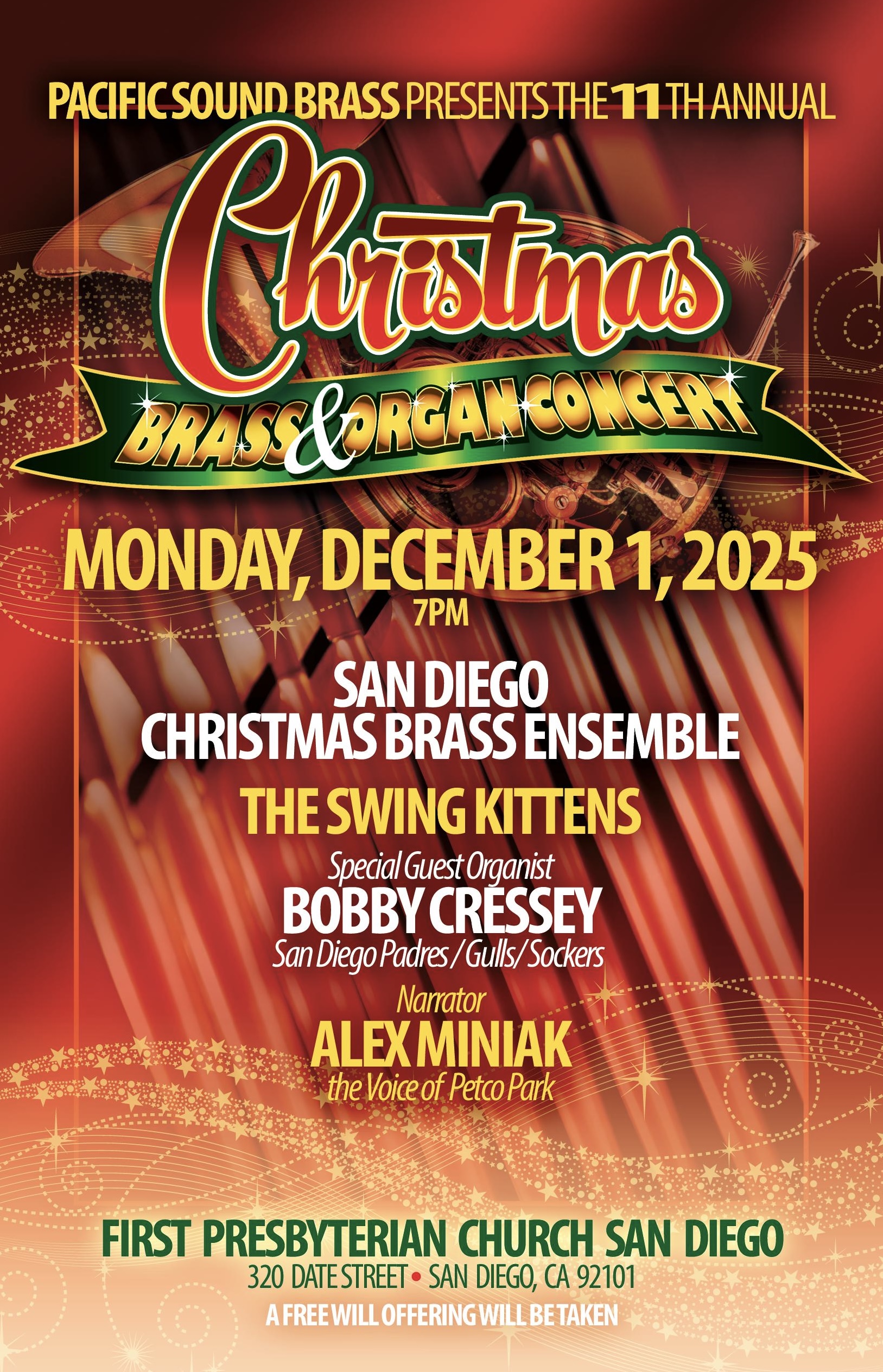 Christmas Brass and Organ flyer